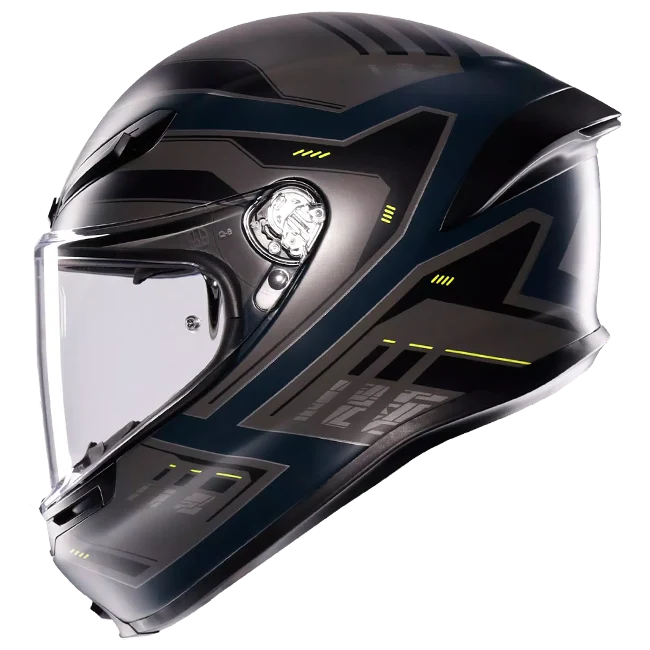 AGV K6 S Helm Enhance Matt Grau/Gelb Fluo | 2118395001022