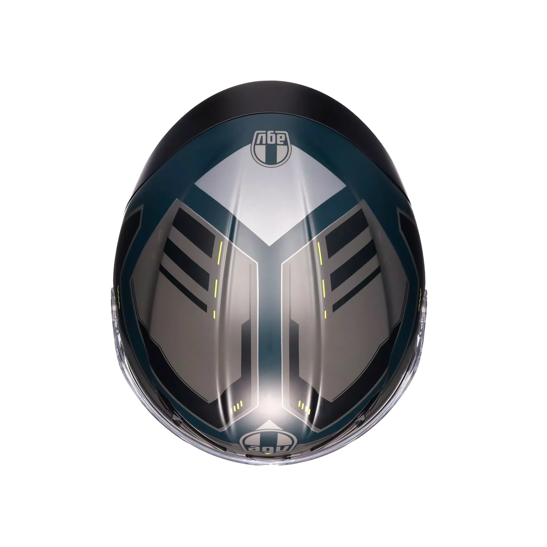 AGV K6 S Helm Enhance Matt Grau/Gelb Fluo | 2118395001022 - Image 2