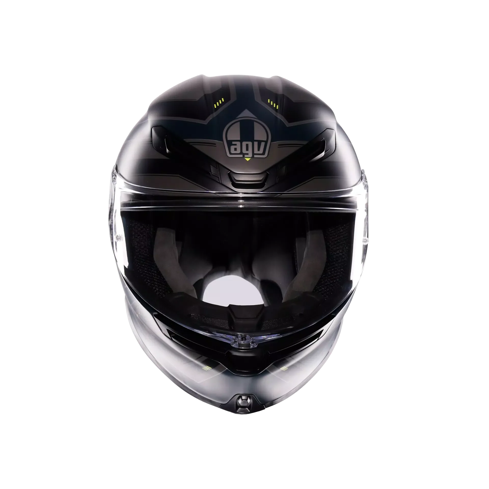 AGV K6 S Helm Enhance Matt Grau/Gelb Fluo | 2118395001022 - Image 3