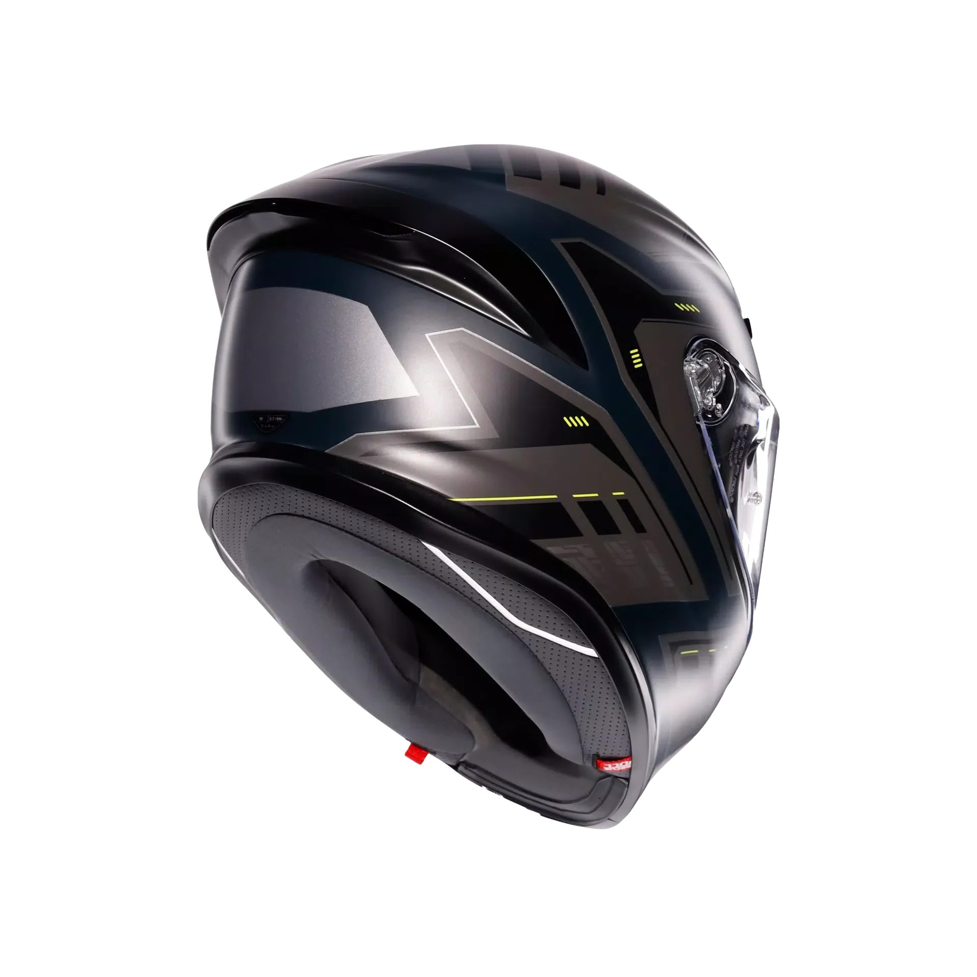 AGV K6 S Helm Enhance Matt Grau/Gelb Fluo | 2118395001022 - Image 5