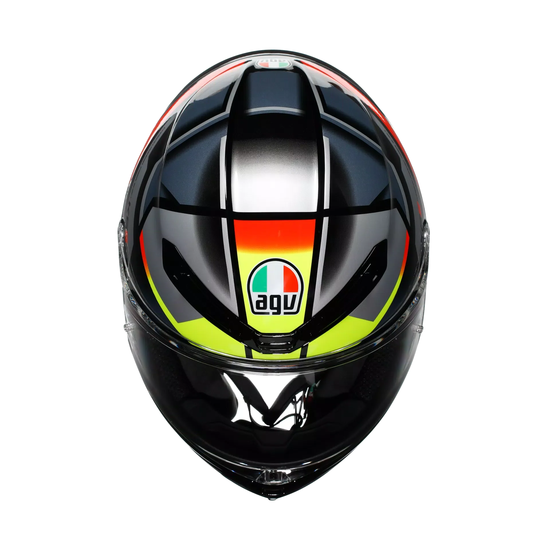 AGV K6 S Helm Erazer Schwarz/Rot/Gelb Fluo | 2118395001026 - Image 2