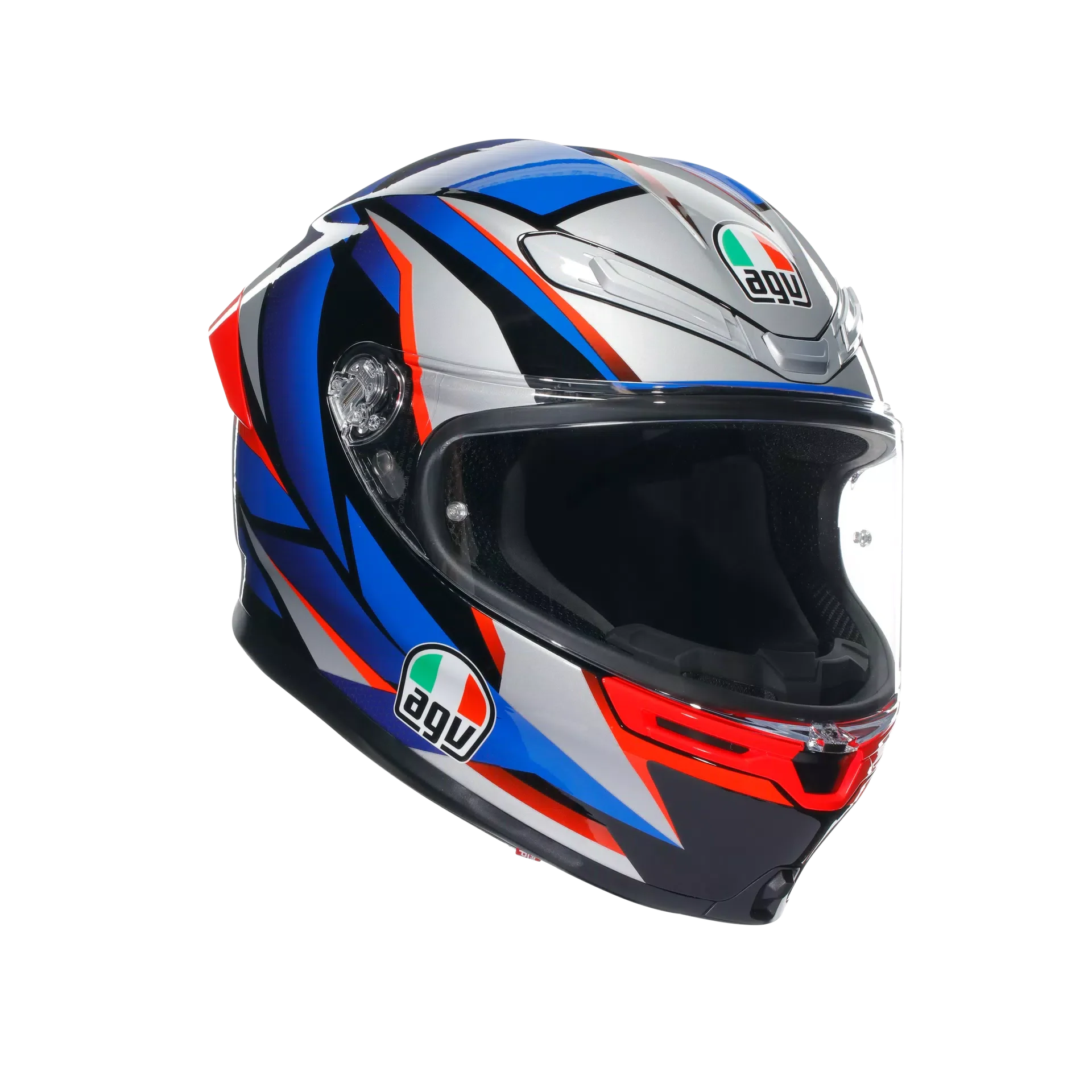 AGV K6 S Helm Slashcut Schwarz/Blau/Rot | 2118395001015 - Image 3