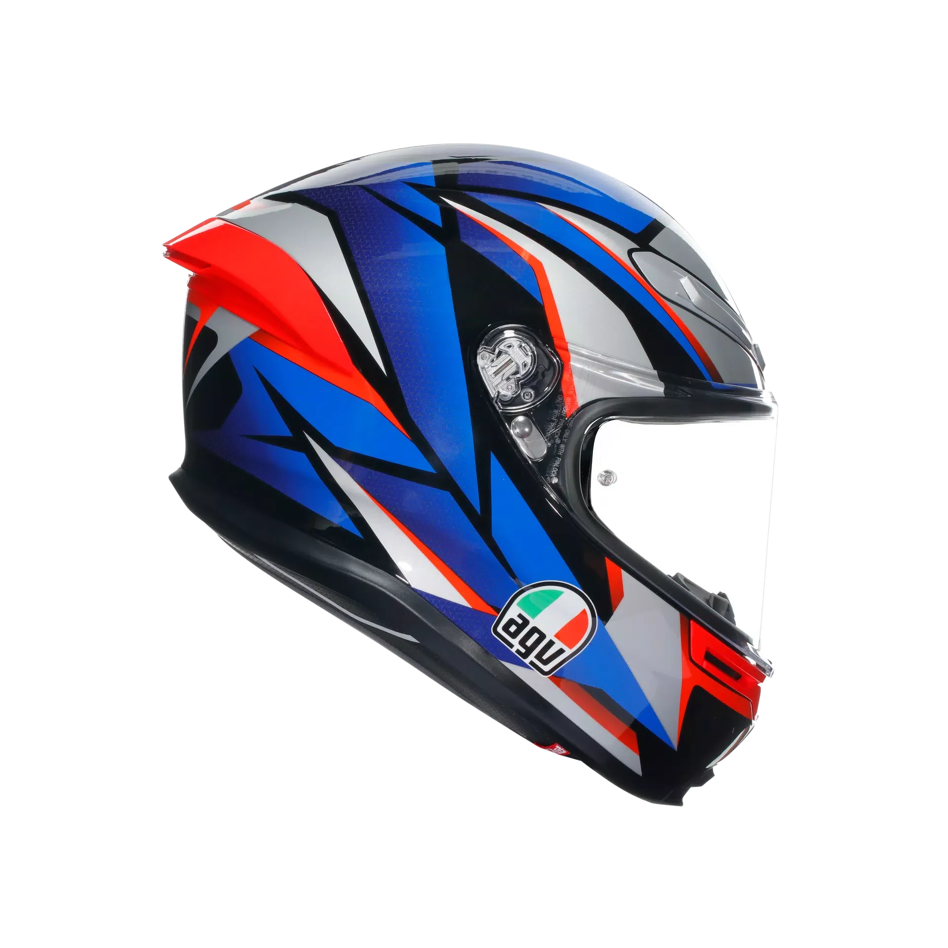 AGV K6 S Helm Slashcut Schwarz/Blau/Rot | 2118395001015 - Image 7