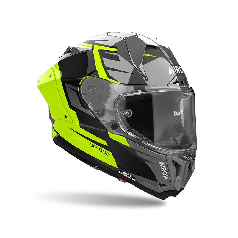 Airoh GP 800 Master Helm Yellow Glossy - Image 2