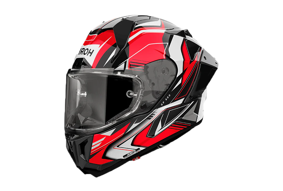 Airoh GP 800 Must Helm Black Red Glossy
