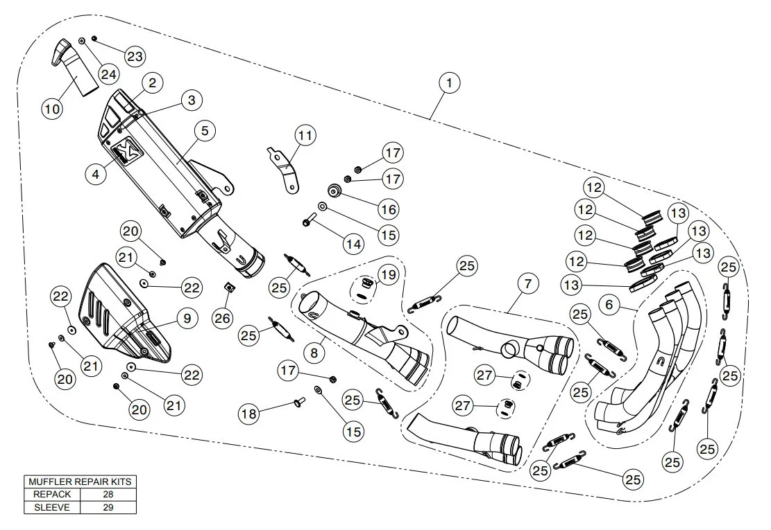 Akrapovic Evolution Line (Titanium) Yamaha YZF-R6 (08-26) S-Y6E9-APT - Image 6