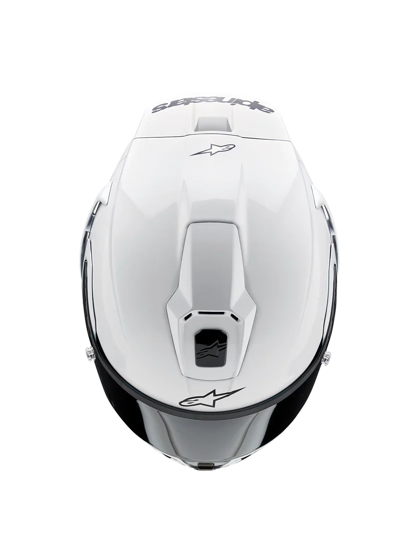 Alpinestars Supertech R10 Solid Helm Weiß Glanz 8200124-2170 - Image 3