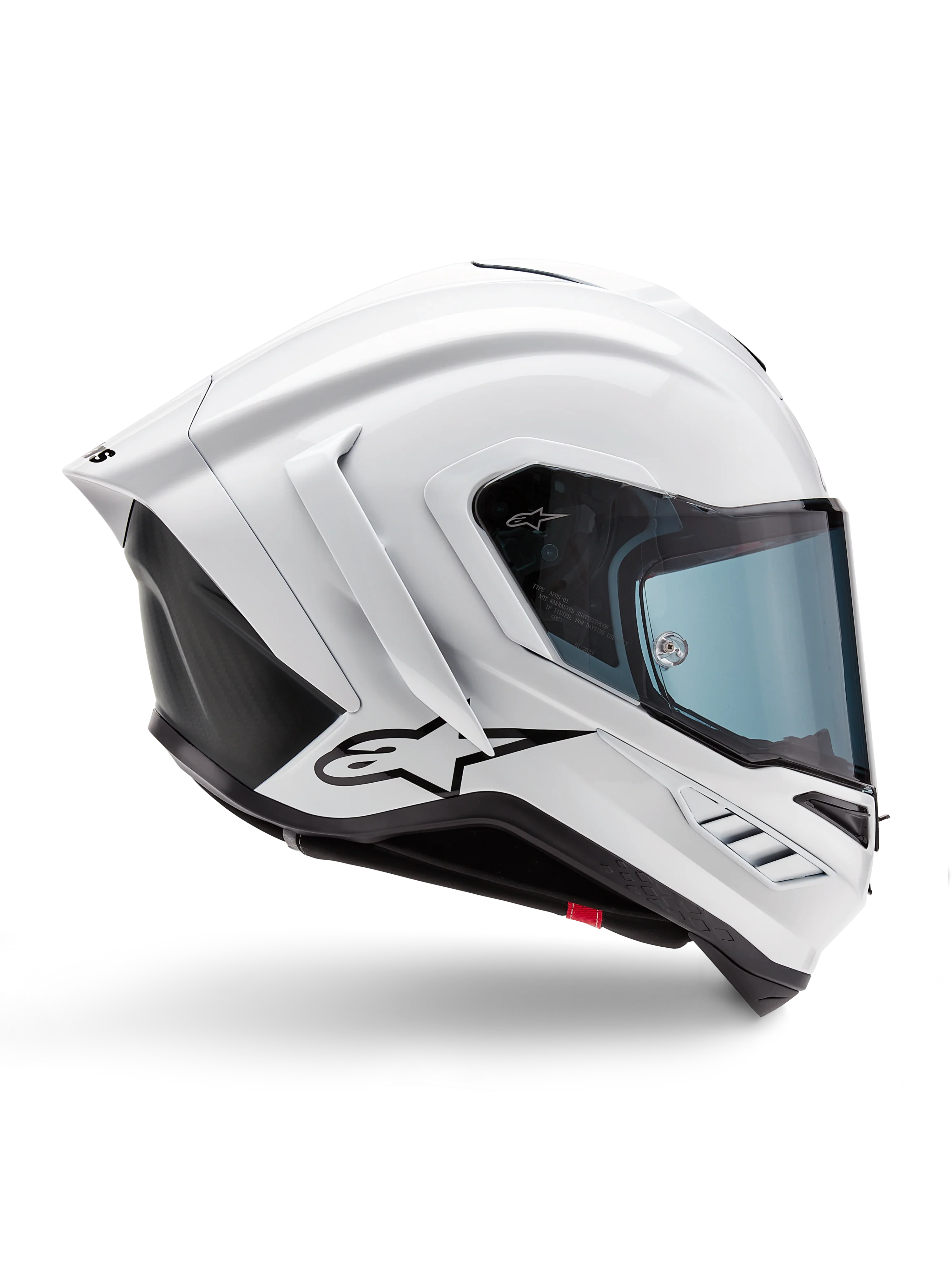 Alpinestars Supertech R10 Solid Helm Weiß Glanz 8200124-2170 - Image 4