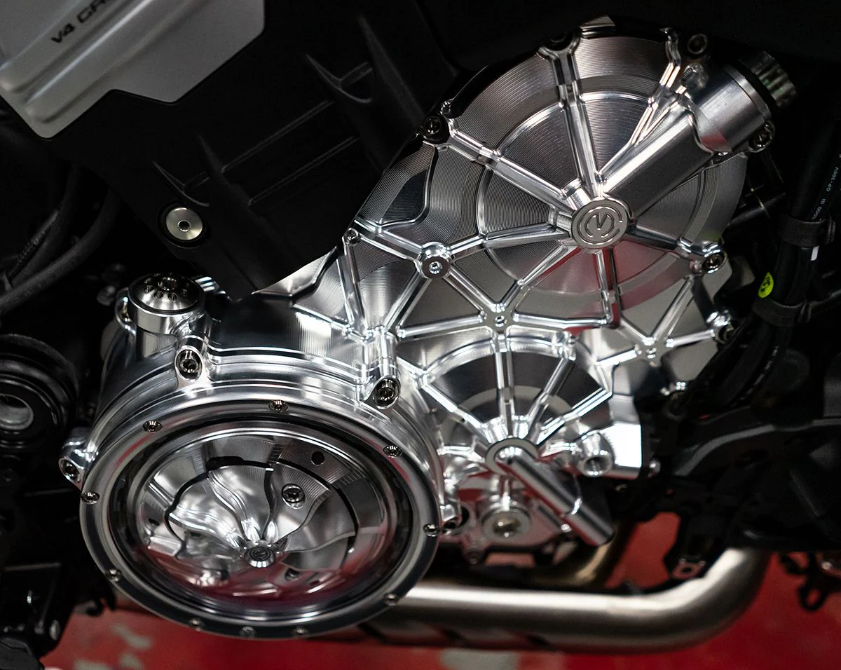 Aluminium-Motorgehäuse rechts mit Titanschrauben Motocorse Ducati Panigale V4/S (25-26) - Image 11
