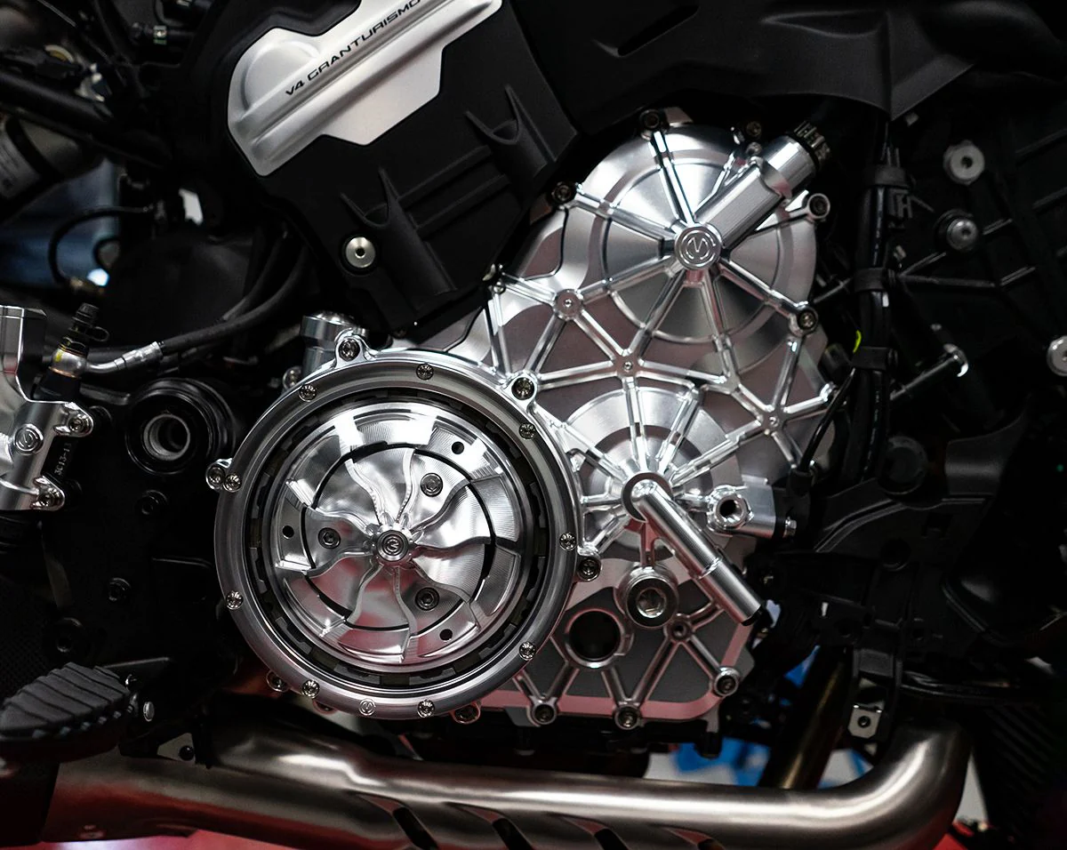 Aluminium-Motorgehäuse rechts mit Titanschrauben Motocorse Ducati Panigale V4/S (25-26) - Image 4
