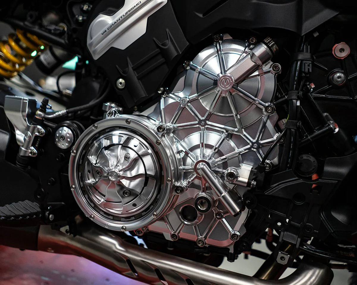 Aluminium-Motorgehäuse rechts mit Titanschrauben Motocorse Ducati Panigale V4/S (25-26) - Image 6