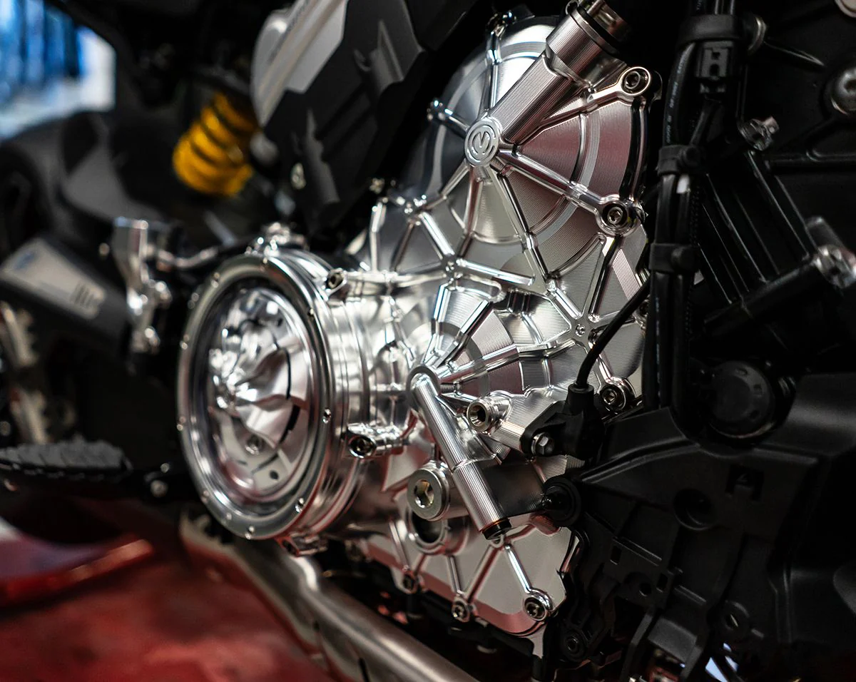 Aluminium-Motorgehäuse rechts mit Titanschrauben Motocorse Ducati Panigale V4/S (25-26) - Image 7