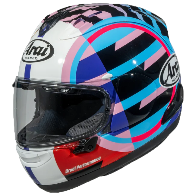 Arai RX-7V Evo Helm Spectre Cyan 137-0149