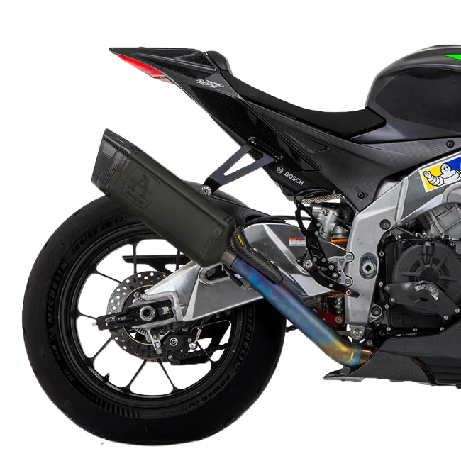 Arrow Slip-On Kit Pista Titanium Dark Aprilia RSV4 1100 Factory (19-20) 71001PTN