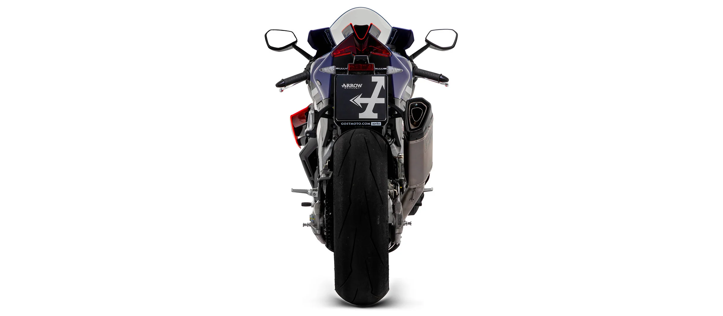 Arrow Slip-On Kit Pista Titanium Aprilia RSV4 1100 Factory (21-26) 71003PT - Image 4