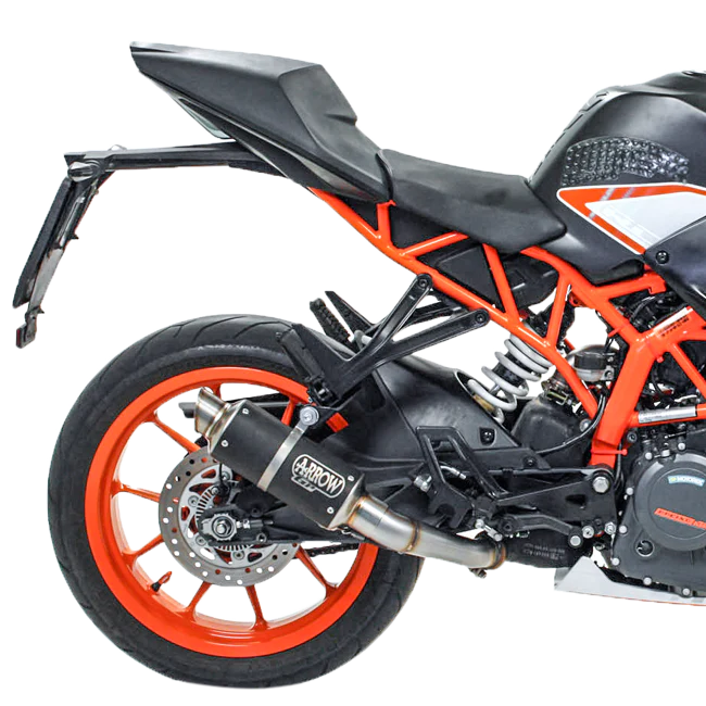 Arrow Slip-On Kit GP2 Edelstahl Dark KTM RC 390 (17-20) 71534GPI