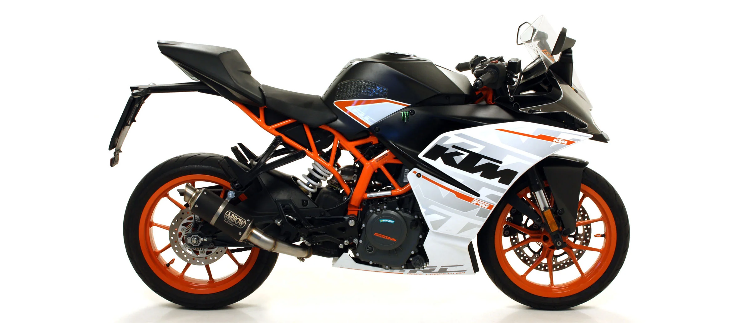Arrow Slip-On Kit GP2 Edelstahl Dark KTM RC 390 (17-20) 71534GPI - Image 2