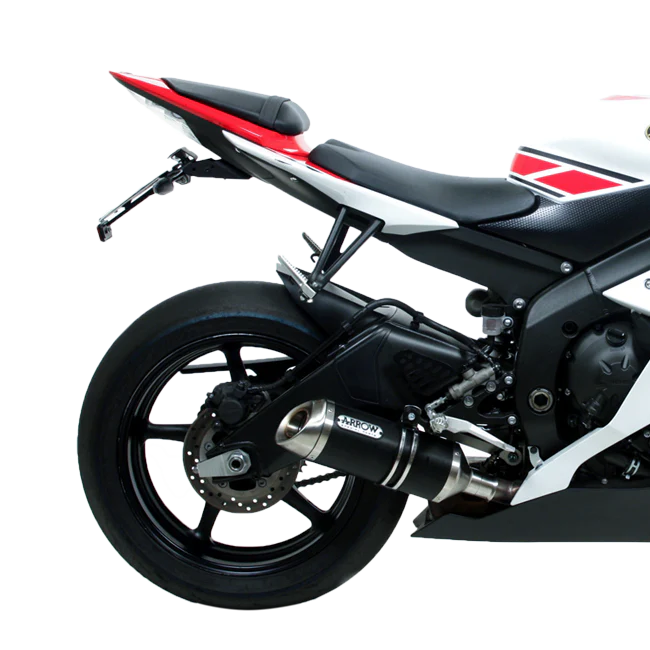 Arrow Slip-On Thunder Aluminium Dark Yamaha YZF-R6 RJ15 (08-16) 71699AKN