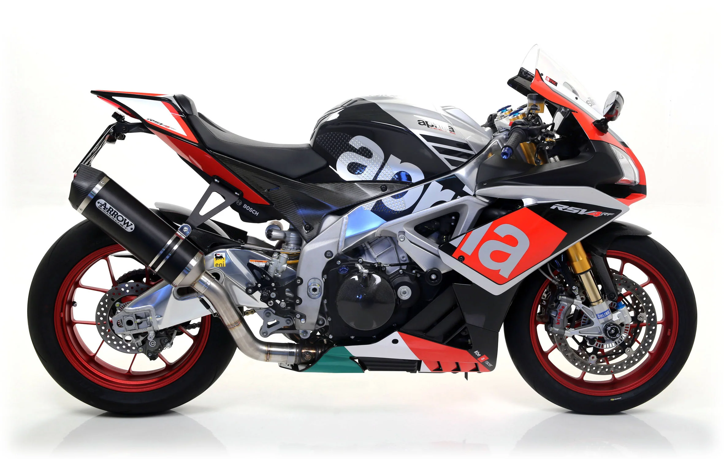 Arrow Slip-On Race-Tech Aluminium Dark Aprilia RSV4/RR/RF (15-16) 71744AKN - Image 2