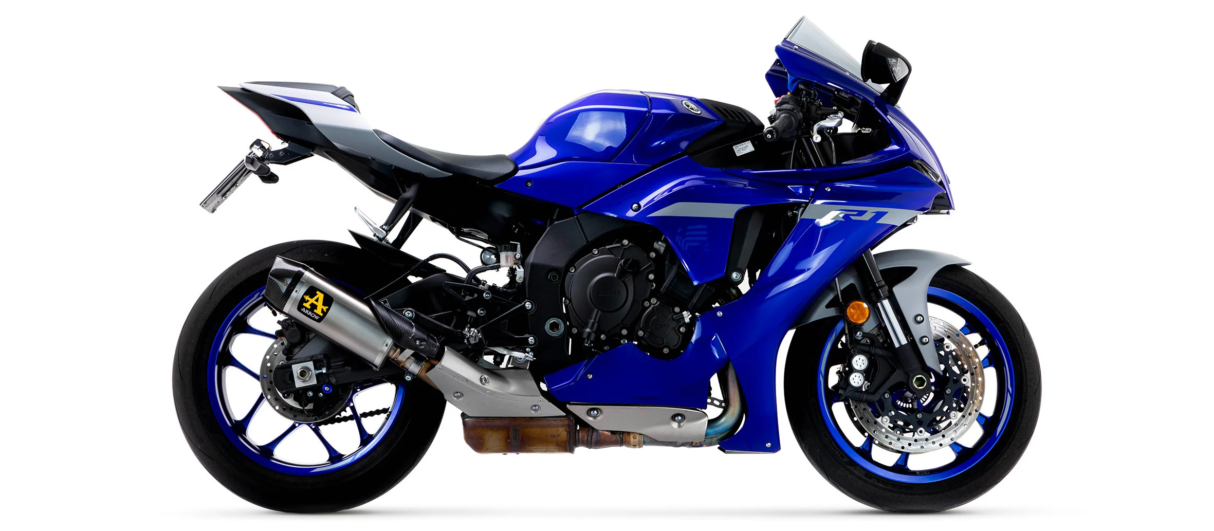 Arrow Slip-On Indy-Race Titanium Yamaha YZF-R1/M (17-26) 71829PK - Image 2