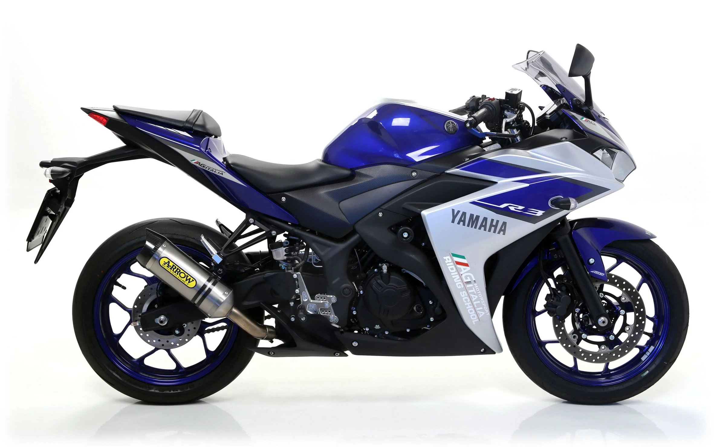Arrow Slip-On Thunder Aluminium Yamaha YZF-R3 (15-18) 71831AK - Image 2
