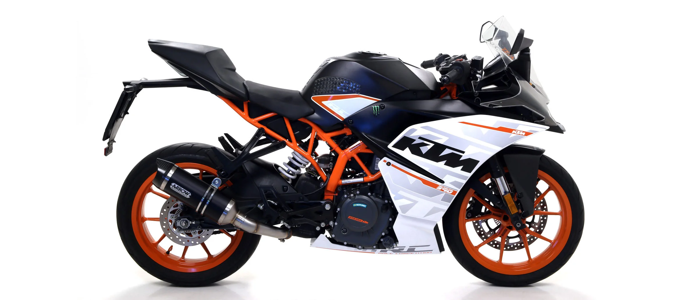 Arrow Slip-On Thunder Aluminium Dark KTM RC 390 (17-20) 71860AKN - Image 2