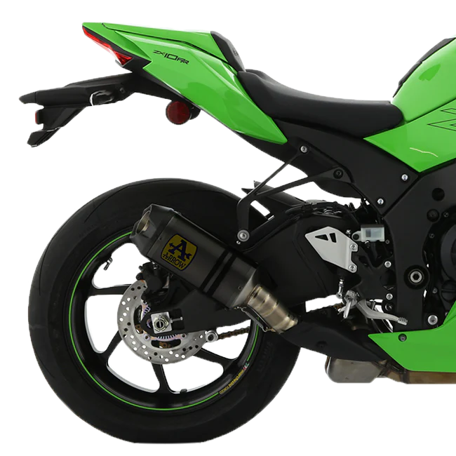 Arrow Slip-On Indy-Race Aluminium Dark Kawasaki ZX-10R/RR (21-26) 71928AKN