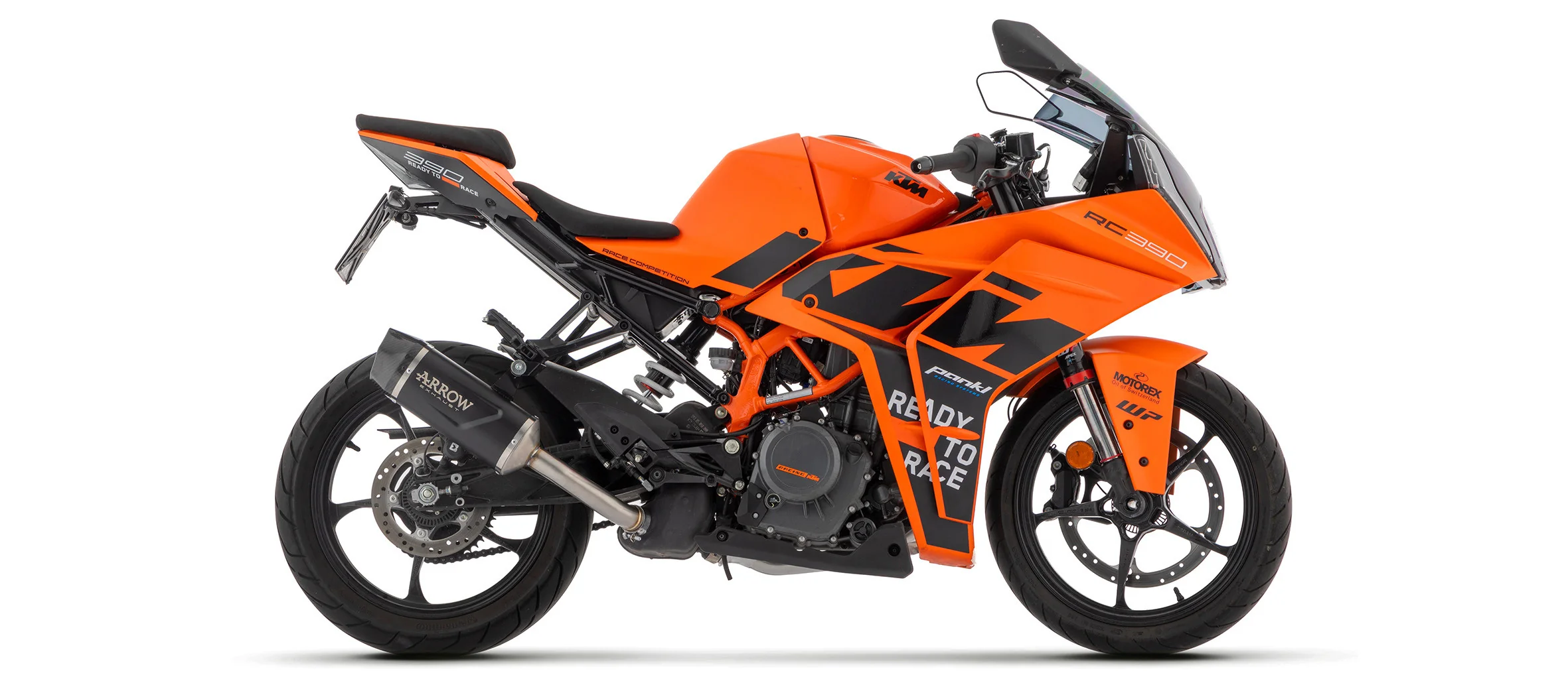 Arrow Slip-On Indy-Race Aluminium Dark KTM RC 390 (22-25) 71957AKN - Image 2