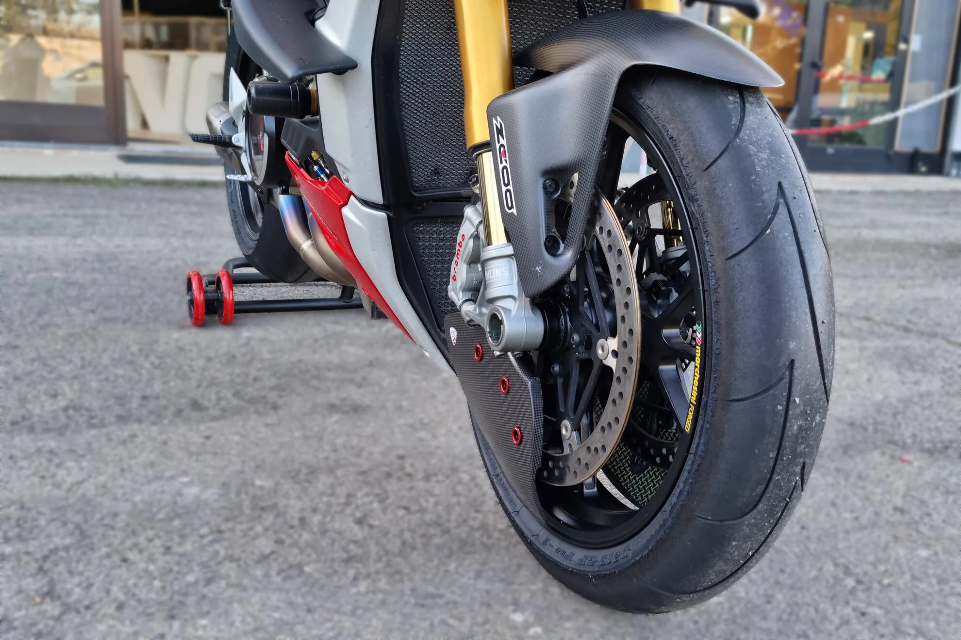 Carbon Bremszangen Kühlung GP Air Ducts Evo Ducati Panigale V2 955 (20-24) ZA750Y - Image 4