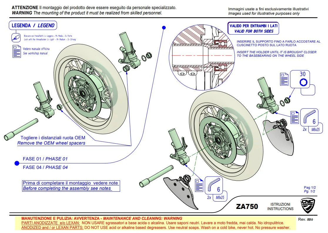 Carbon Bremszangen Kühlung GP Air Ducts Evo Ducati Panigale V2 955 (20-24) ZA750Y - Image 8