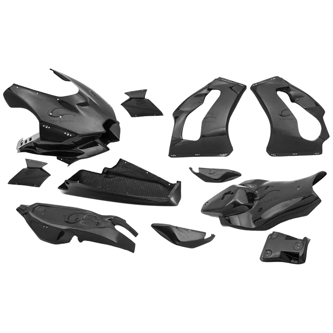 Komplettes Verkleidungsset Carbon Kawasaki ZX-10 R/RR (21-26) Carbonin