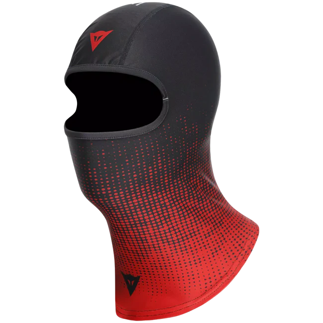 Dainese Sturmhaube Schwarz/Rot mit Dainese Logo | 201910000681L001
