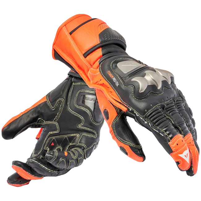 Dainese Full Metal 7 Racing Motorrad Lederhandschuhe | Herren | Schwarz/Rot | 201810001462800 - Image 2