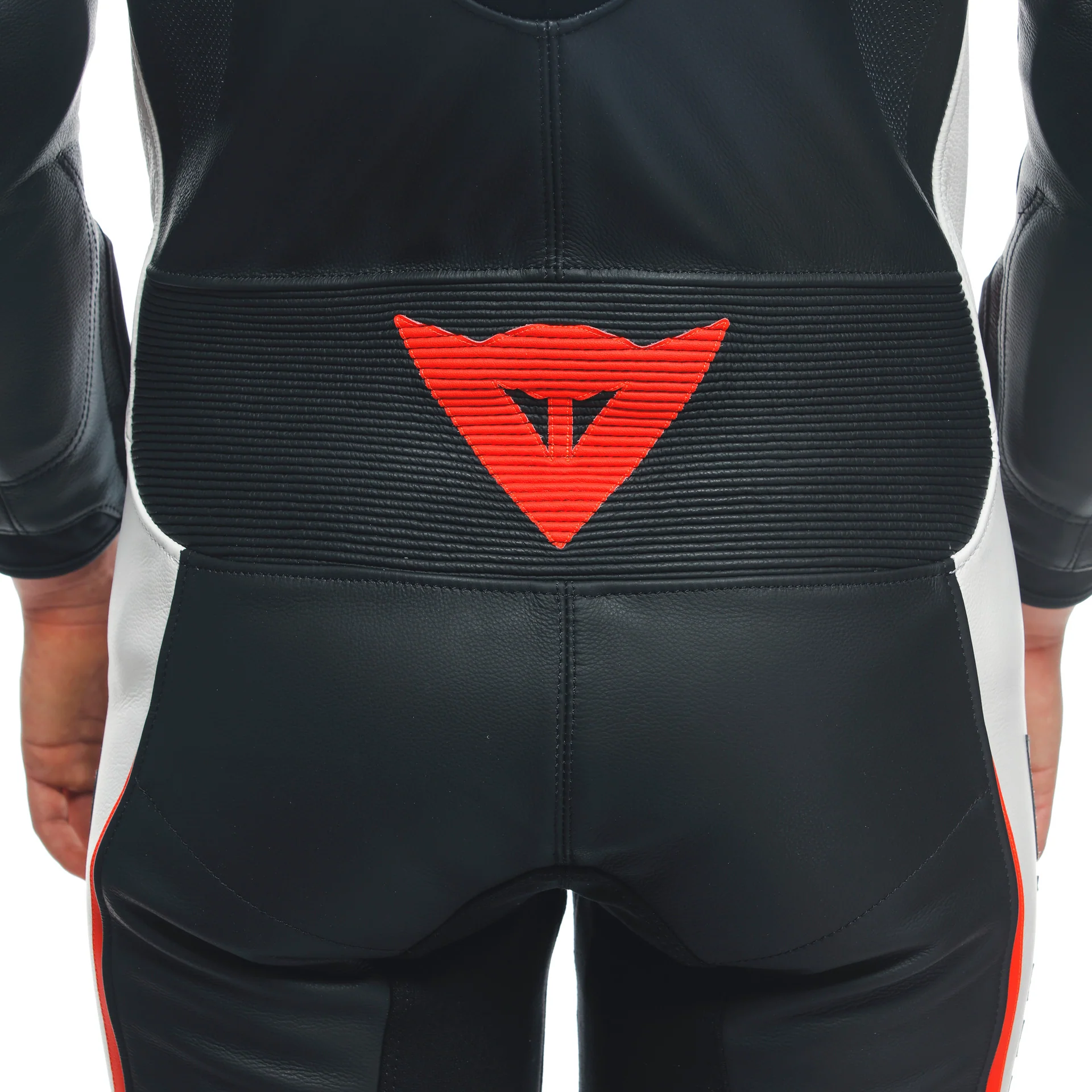 Dainese Grobnik Lady Einteiler Lederkombi – Perforierter Rennanzug | Frauen | Weiß/Rot - Image 5