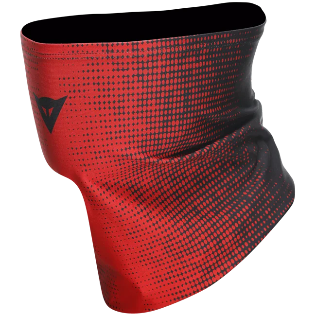 Dainese Halstuch Schwarz/Rot mit Dainese Logo | 201910000881L001