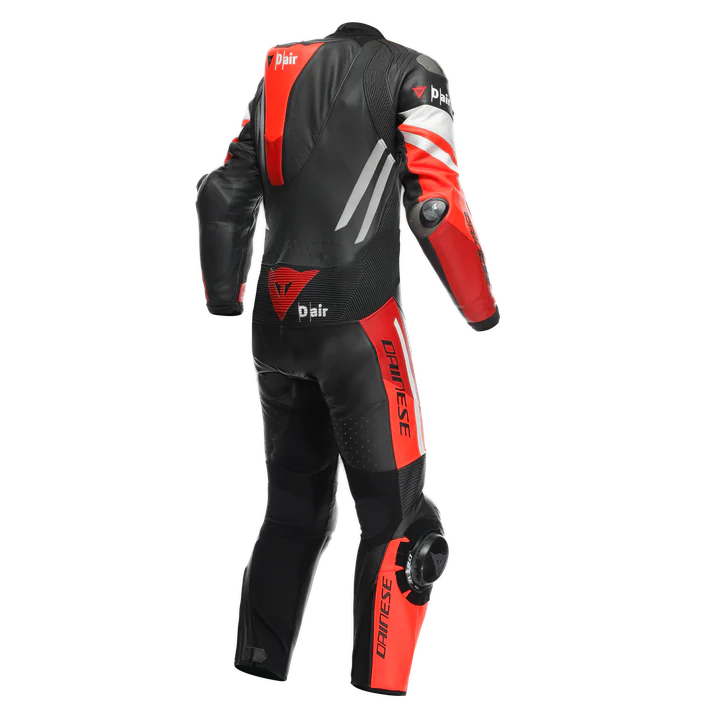 Dainese Misano 3 D-AIR® Einteiler Lederkombi – Perforierter Airbag Rennanzug | Herren | Rot - Image 2