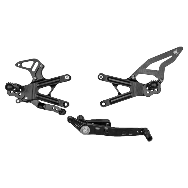Fußrastenanlage Spider Racing Yamaha YZF-R1/M RN32, RN49 und RN65 (15-26) 10.Y26