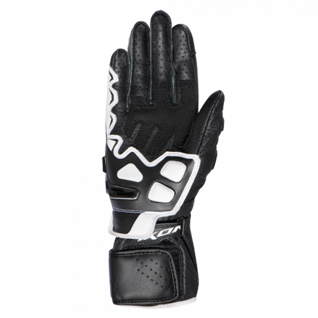 IXON GP5 Air L Motorrad Lederhandschuhe | Frauen | Weiß/Schwarz - Image 2