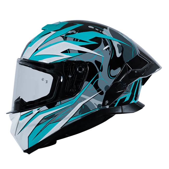 Just1 J-STR Helm Avalon Türkis / Schwarz Glanz 6030390111002