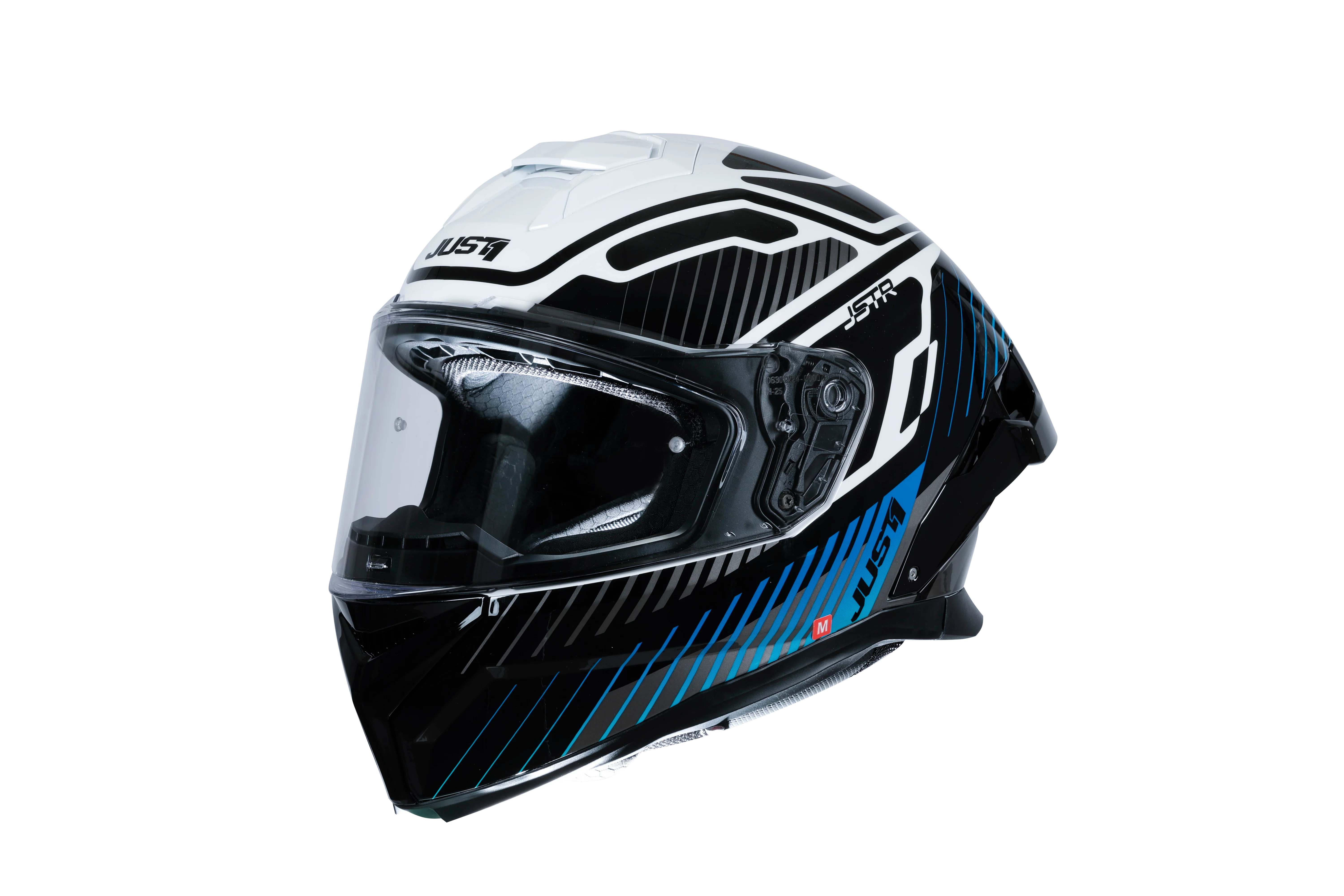 Just1 J-STR Helm Tactical Blau / Weiß Glanz 6030390112003 - Image 6
