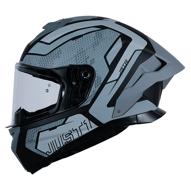 Just1 J-STR Helm Union Grau / Schwarz Matt 6030390201001