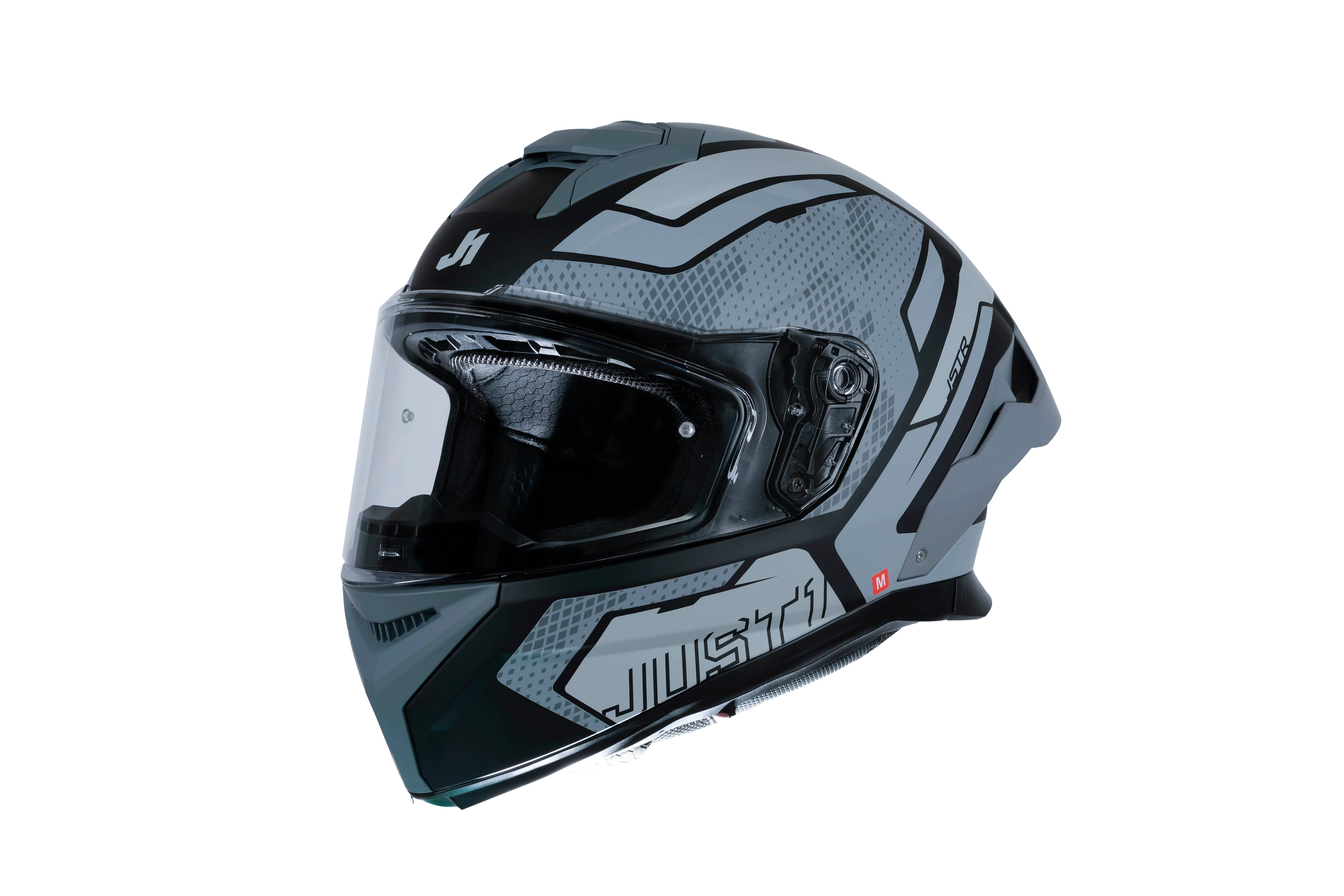 Just1 J-STR Helm Union Grau / Schwarz Matt 6030390201001 - Image 5