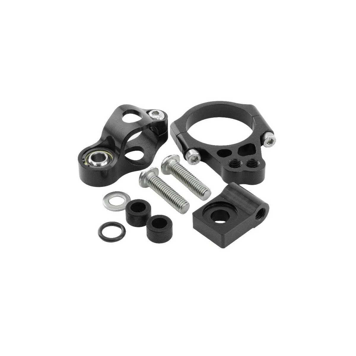 K-Tech Lenkungsdämpfer Black Kit Kawasaki Ninja 400 (18-23) 053-018-150-005 - Image 2