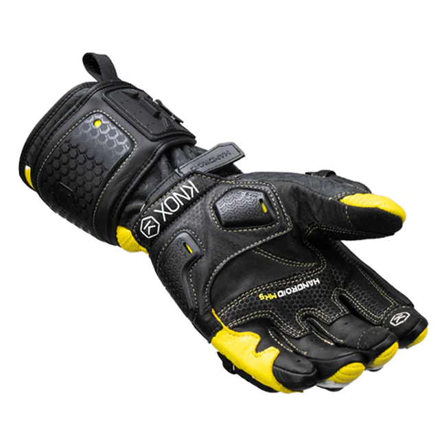 Knox Handroid MK5 Racing Lederhandschuhe | Herren | Gelb | 11769404104 - Image 2