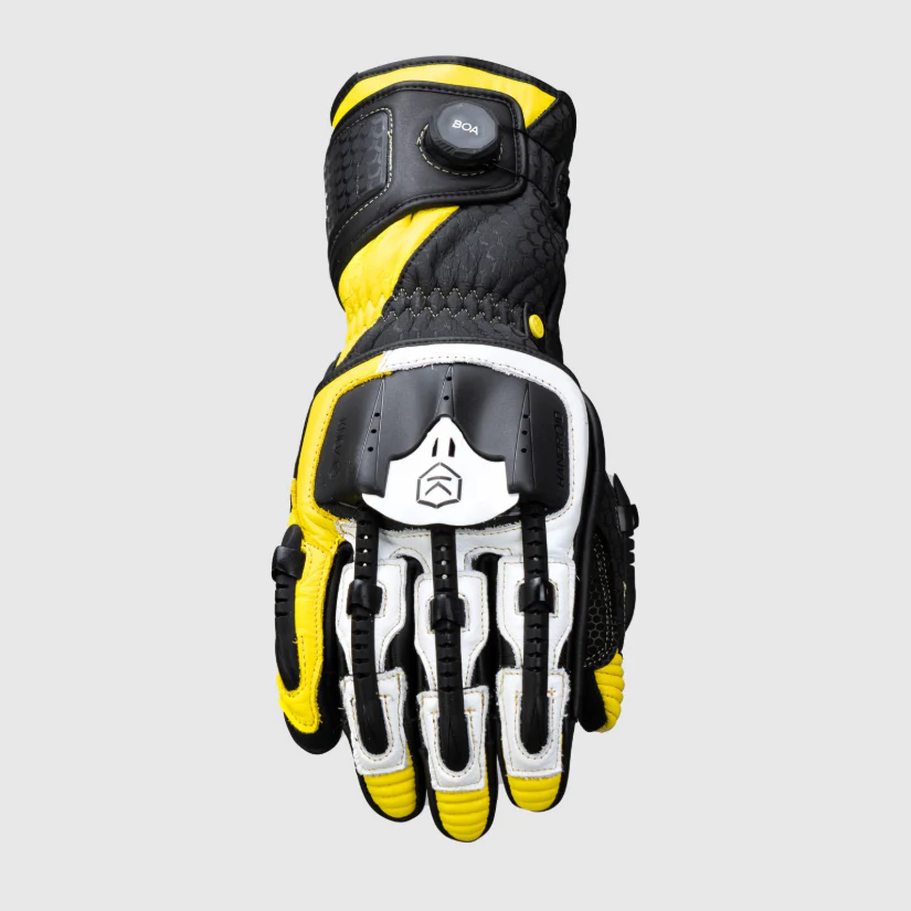 Knox Handroid MK5 Racing Lederhandschuhe | Herren | Gelb | 11769404104 - Image 3