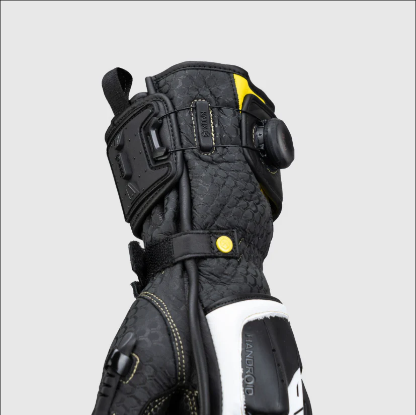 Knox Handroid MK5 Racing Lederhandschuhe | Herren | Gelb | 11769404104 - Image 6