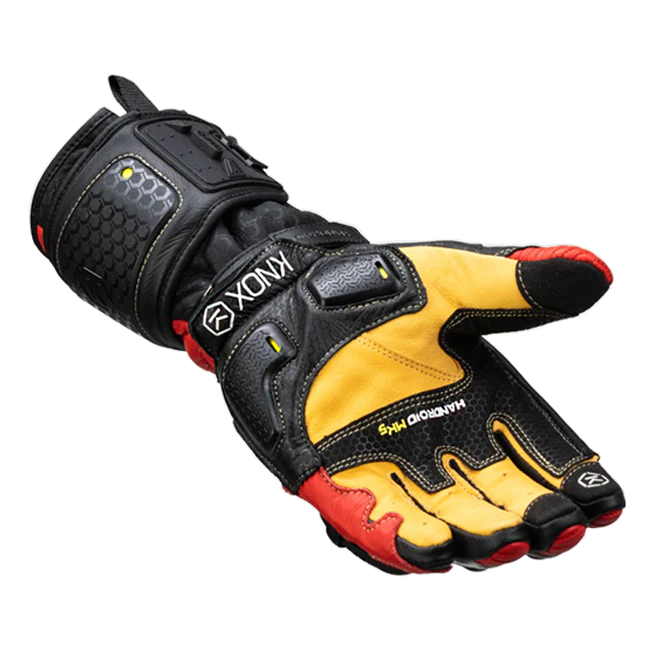 Knox Handroid MK5 Racing Lederhandschuhe | Herren | Rot | 11769404105 - Image 2