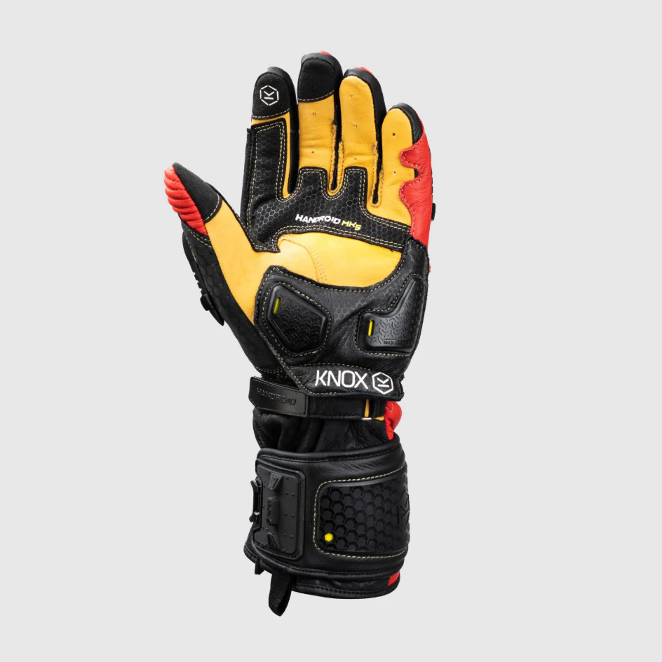 Knox Handroid MK5 Racing Lederhandschuhe | Herren | Rot | 11769404105 - Image 3