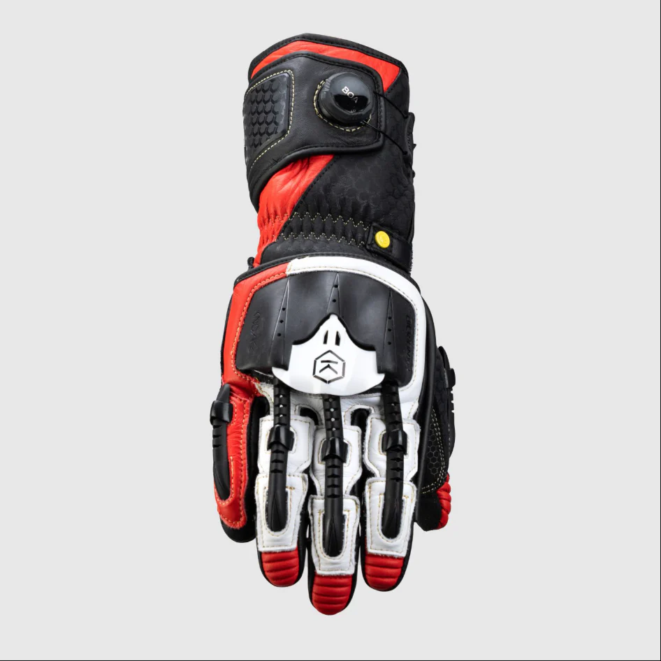 Knox Handroid MK5 Racing Lederhandschuhe | Herren | Rot | 11769404105 - Image 4