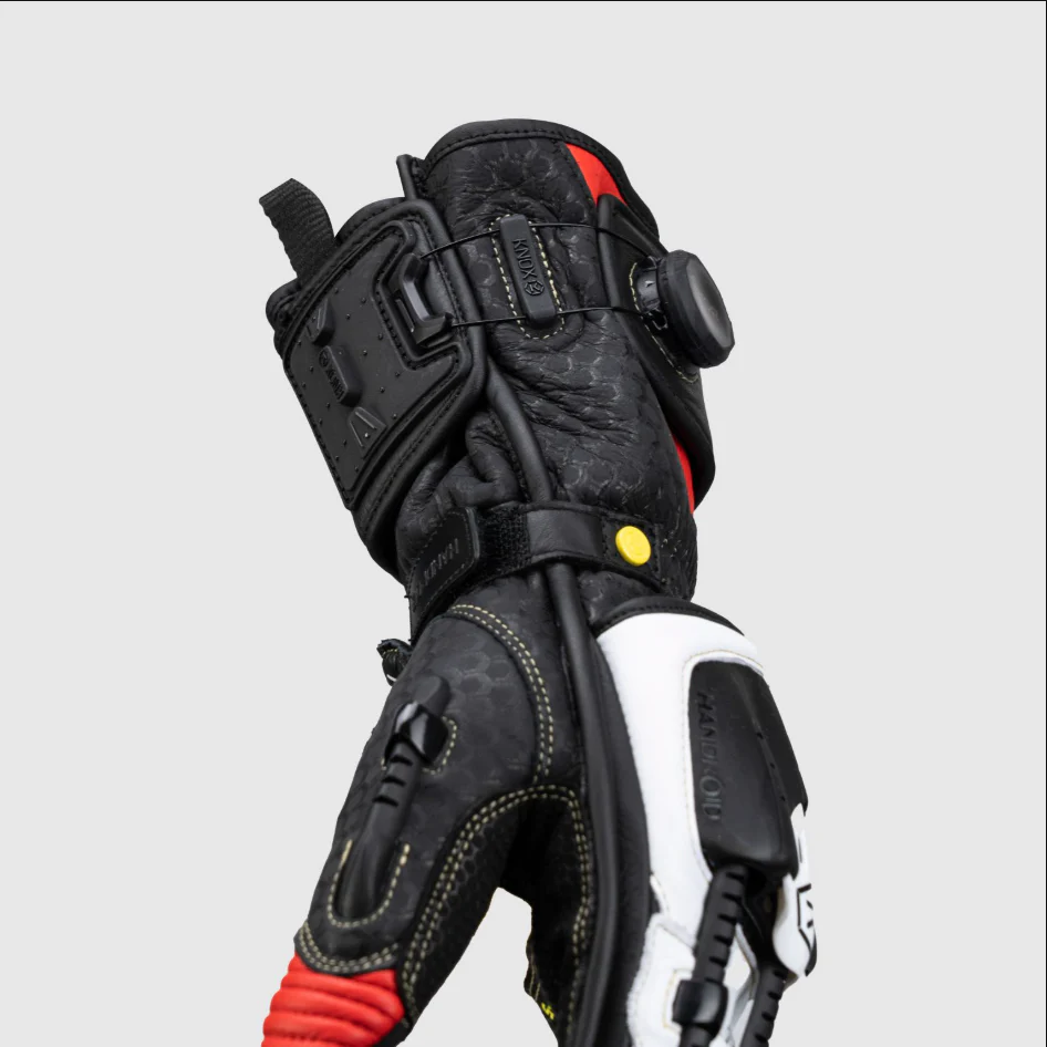 Knox Handroid MK5 Racing Lederhandschuhe | Herren | Rot | 11769404105 - Image 7